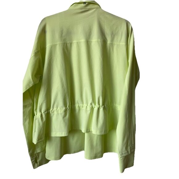 SWEATY BETTY Fast Lane Running JACKET Size Large in Pomelo Green Lightweight NEW - Picture 5 of 5